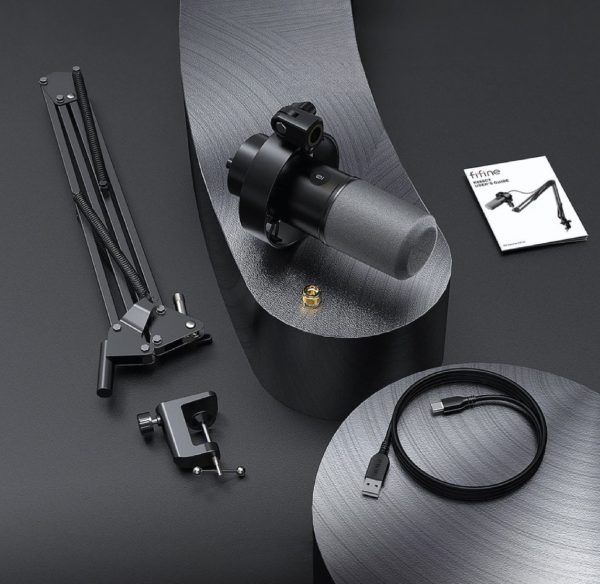 MICRÓFONO FIFINE DINÁMICO Y SOPORTE DE BRAZO T688 - Imagen 3