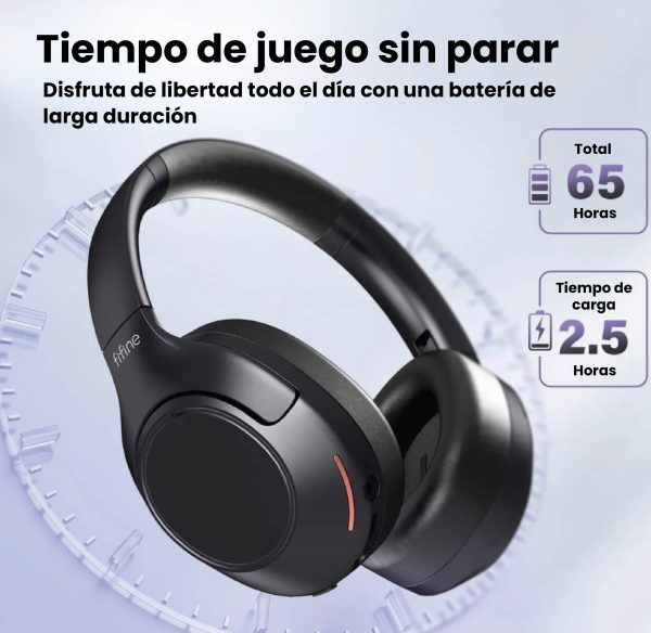 Auriculares Inalámbricos Supraaurales FIFINE X3 con Cancelación Activa de Ruido - Imagen 2